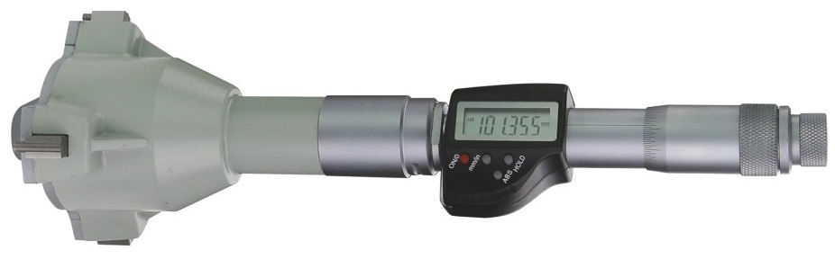 Digitální třídotekový dutinoměr 100 - 125 mm, výstupek na čel